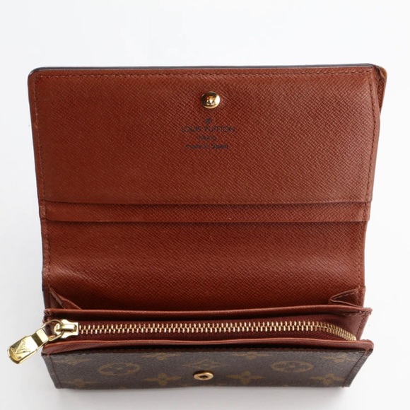 LV Louis Vuitton Porte-Monnaie Wallet in Monogram Canvas - Picture 7 of 10